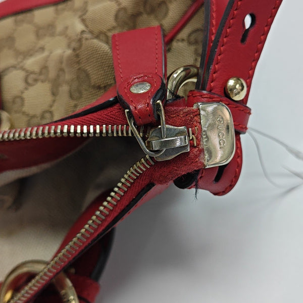 Monogram Canvas Tote Bag Beige