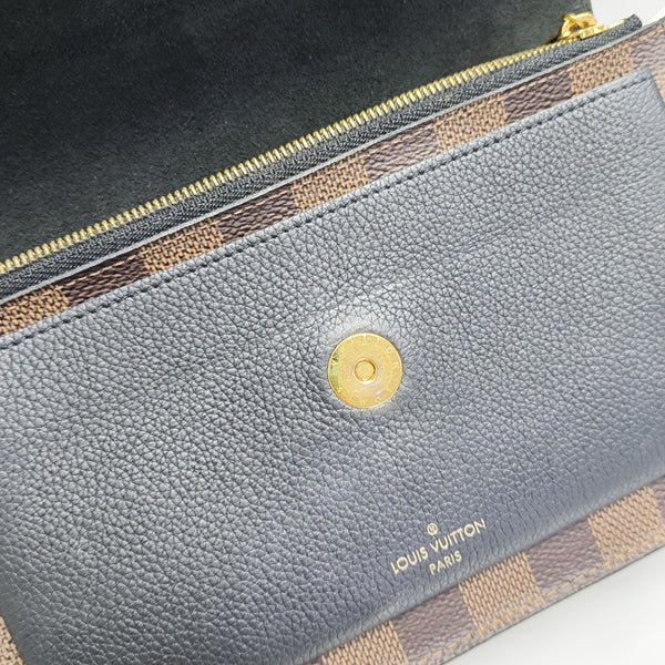 VAVIN Damier Ebene Coated Canvas Brown