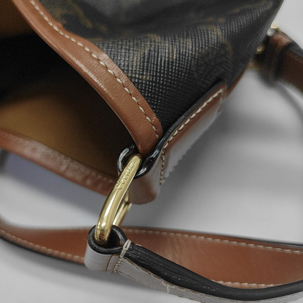 TRIOMPHE CANVAS Small Coated Canvas Brown