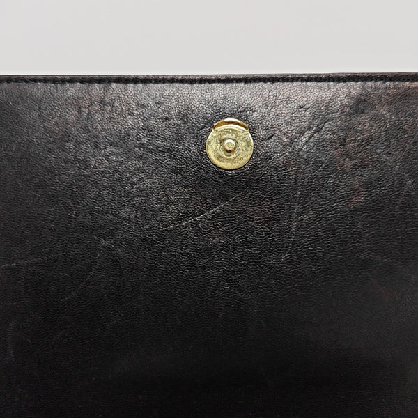 ANGIE Quilted Lambskin Black