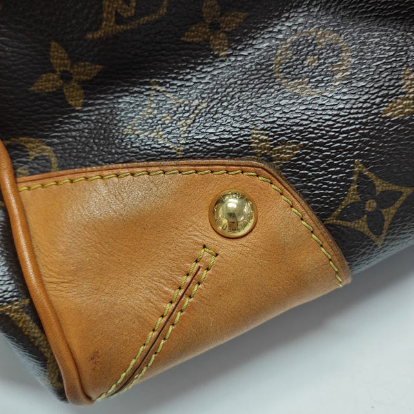 RETIRO NM Monogram Coated Canvas Brown
