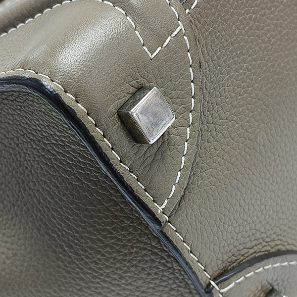 LUGGAGE Micro Calfskin Gray