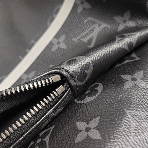 Coated Canvas Backpack Black
