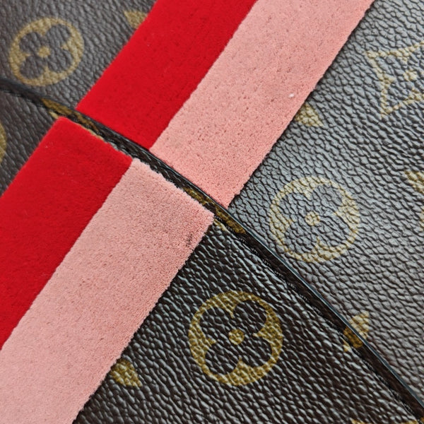 GEORGES BB Monogram Coated Canvas Brown