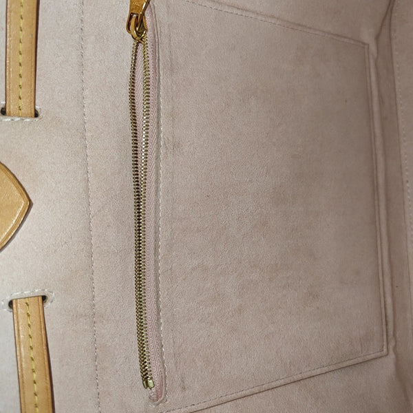 GIROLATA GM Damier Azur Coated Canvas White