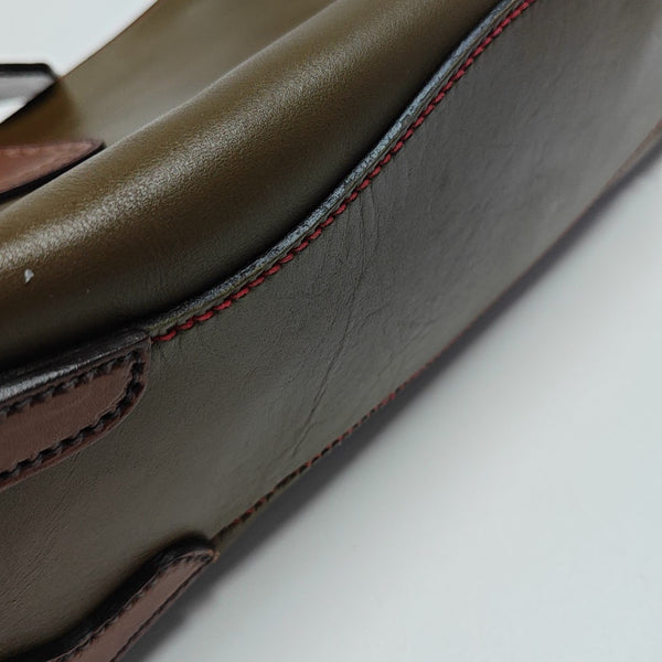 Calfskin Tote Bag Green