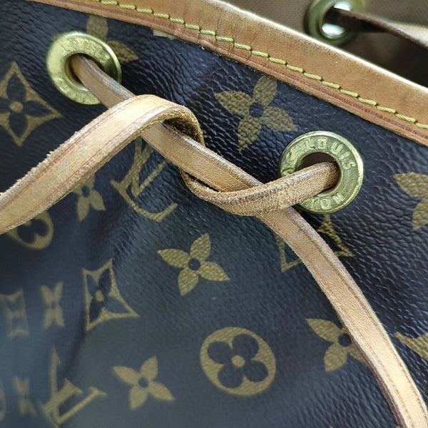 NÉONOÉ PM Monogram Coated Canvas Brown