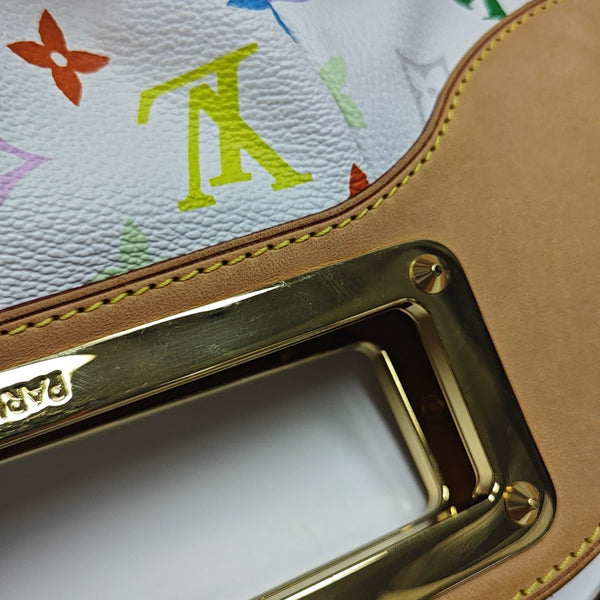 LV × TM JUDY PM Monogram Coated Canvas White