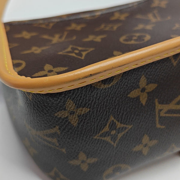 DIANE Monogram Coated Canvas Brown