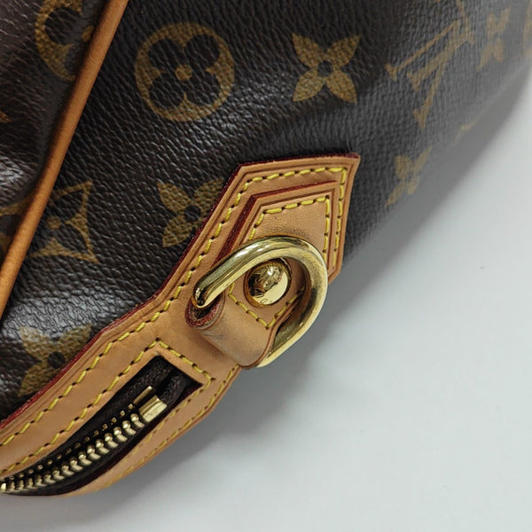 RETIRO NM Monogram Coated Canvas Brown