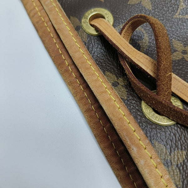 NOÉ BB Monogram Coated Canvas Brown