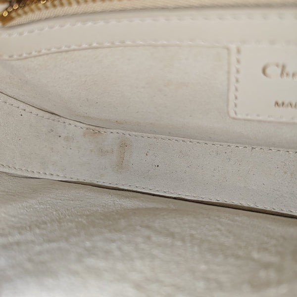 Bobby Medium Calfskin White