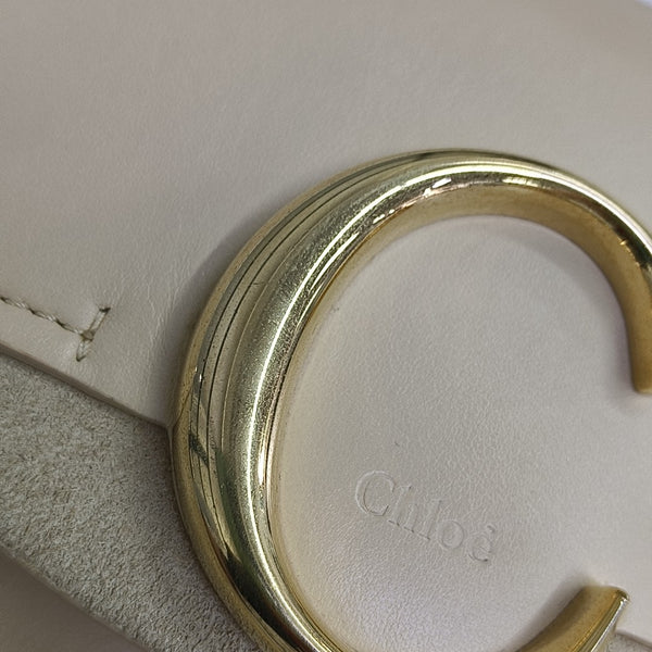 Chloé C Mini Calfskin Beige