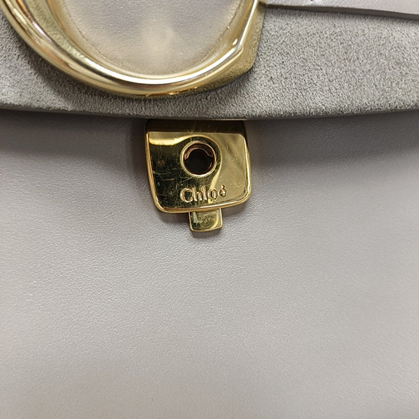 Chloé C Small Calfskin Gray