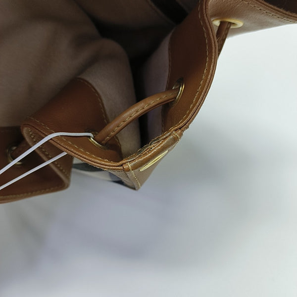 Canvas Bucket Bag Medium Brown
