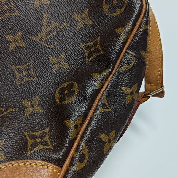 VINTAGE TROCADERO 30 Monogram Coated Canvas Brown