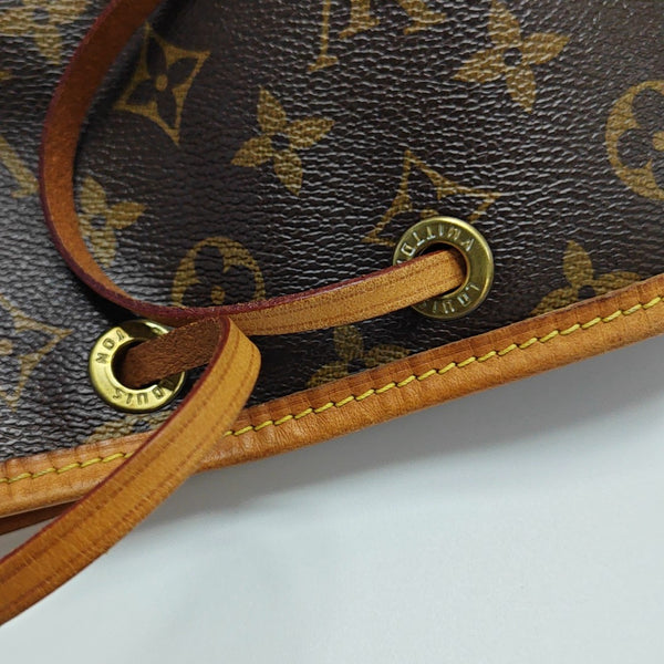 NOÉ BB Monogram Coated Canvas Brown