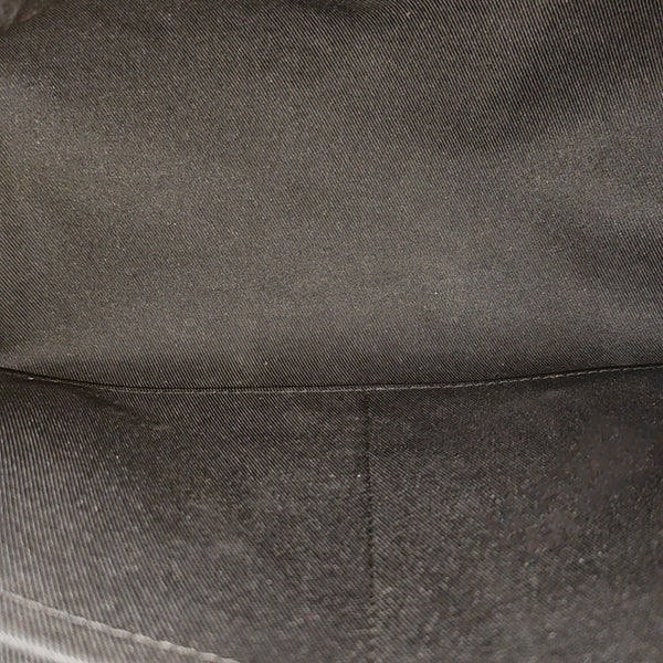 SAUMUR Monogram Coated Canvas Black