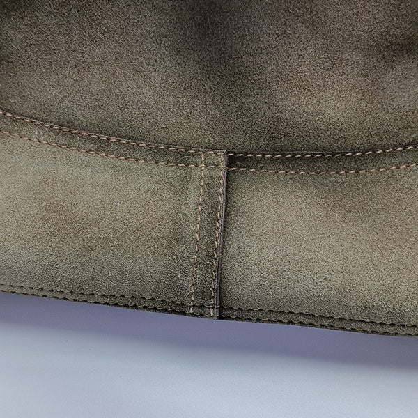 Suede Tote Bag Gray