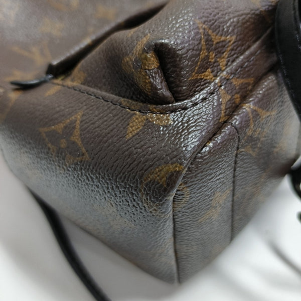PALM SPRINGS Mini Monogram Coated Canvas Brown