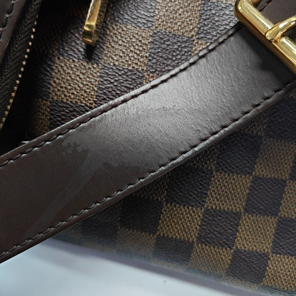 VINTAGE THAMES Damier Ebene Coated Canvas Brown