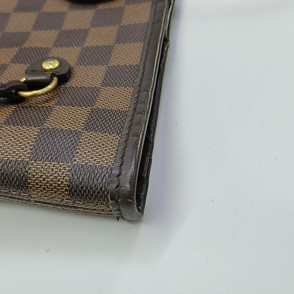 NEVERFULL MM Damier Ebene Coated Canvas Brown