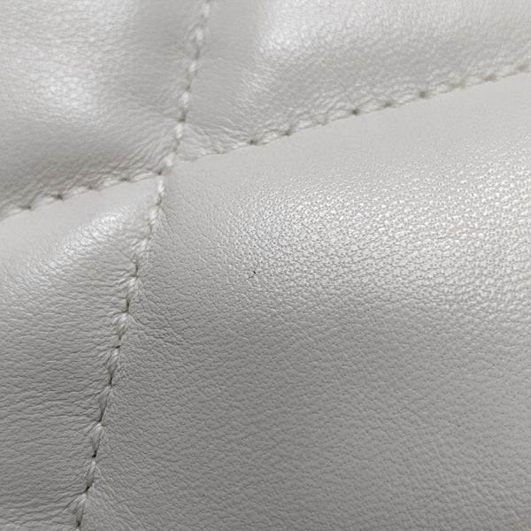 PUFFER Mini Quilted Lambskin White
