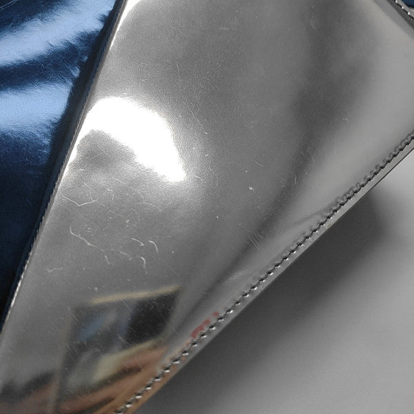 Calfskin Shoulder Bag Blue