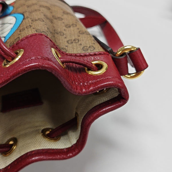 Doraemon X Gucci Mini Monogram Coated Canvas Multicolor
