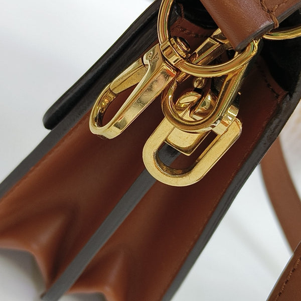DAUPHINE Mini Monogram Coated Canvas Brown