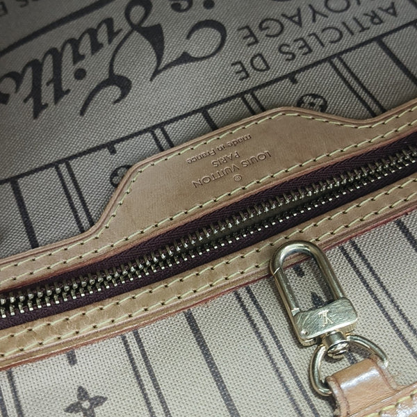 NEVERFULL PM Monogram Coated Canvas Brown