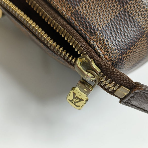 BELEM PM Damier Ebene Coated Canvas Brown