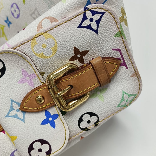 LV × TM NÉONOÉ MM Monogram Coated Canvas White