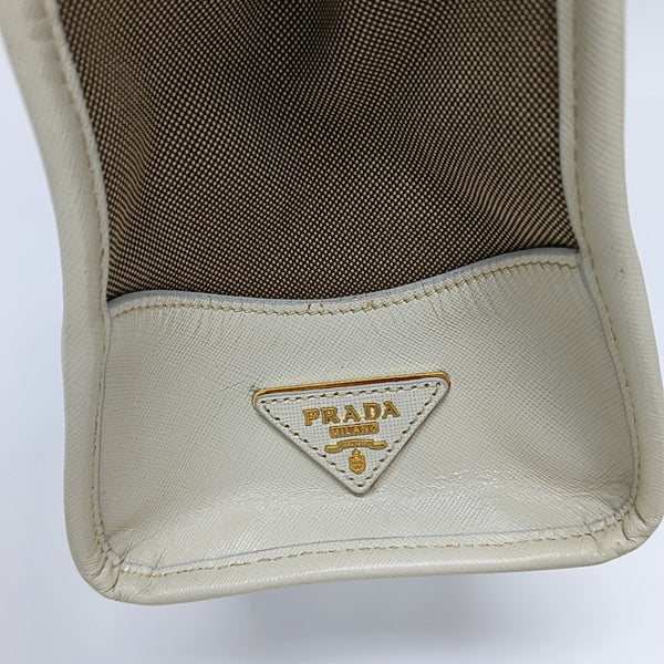 Canvas Top Handle Bag Brown