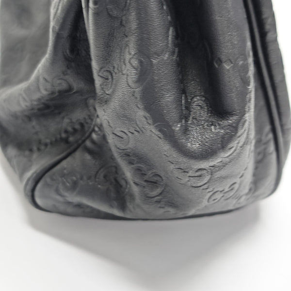 Sukey Monogram Calfskin Black
