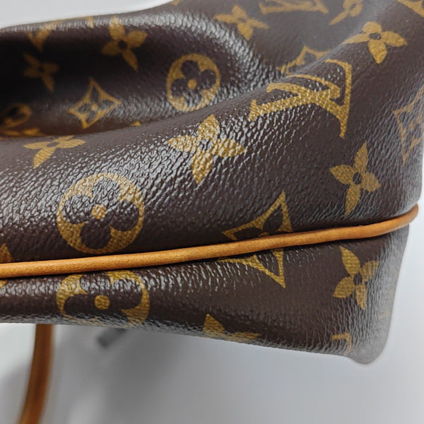 BOETIE PM Monogram Coated Canvas Brown