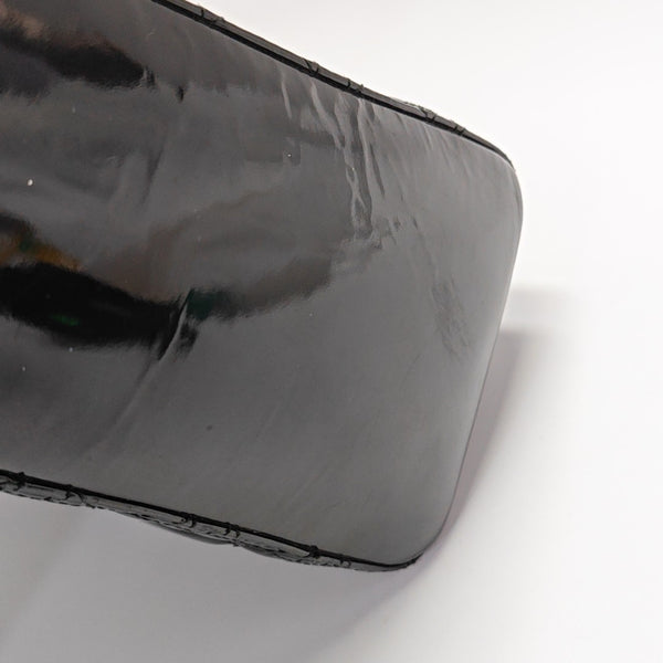 Lady Dior Large Patent Leather Black