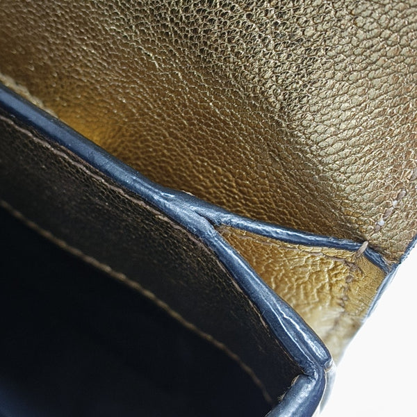 Calfskin Shoulder Bag Gold