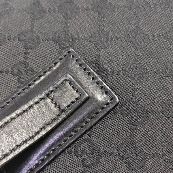 Monogram Canvas Tote Bag Black