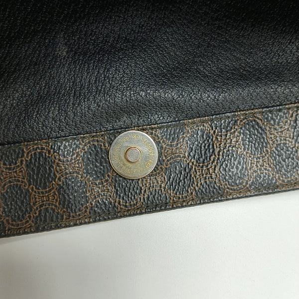 Coated Canvas Tote Bag Brown