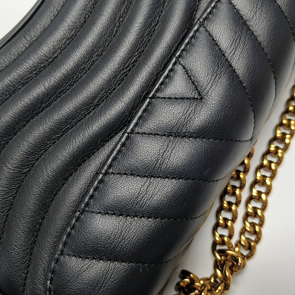 NEW WAVE MM Quilted Calfskin Black
