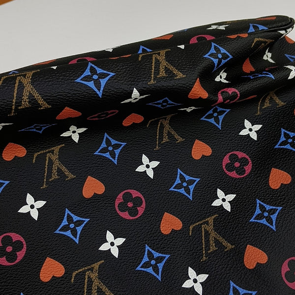 NEVERFULL MM Monogram Coated Canvas Black