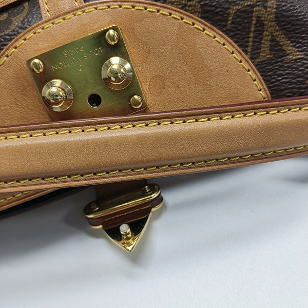 DUFFLE Monogram Coated Canvas Brown