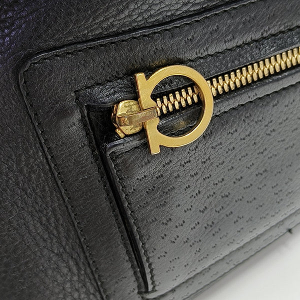 Calfskin Shoulder Bag Black