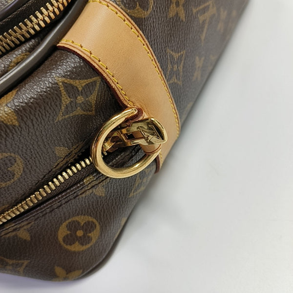 ICARE Monogram Coated Canvas Brown