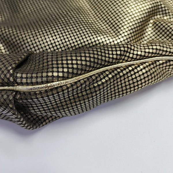 Calfskin Shoulder Bag Gold