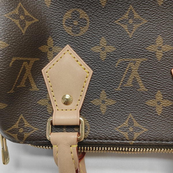 SPEEDY 20 Monogram Coated Canvas Brown