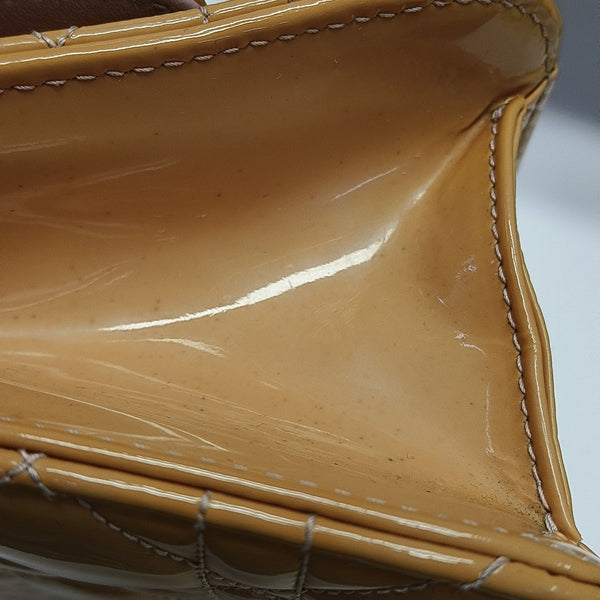 Rendez-Vous Cannage Patent Leather Yellow