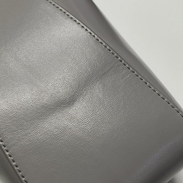 Calfskin Shoulder Bag Gray