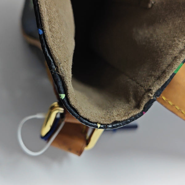 LV × TM SOLOGNE Monogram Coated Canvas Black